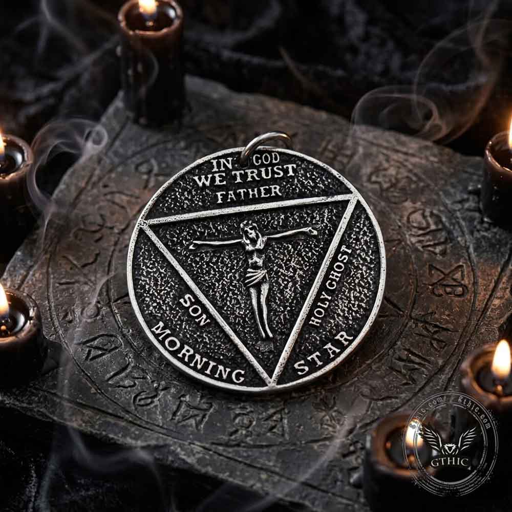 Baphomet Satan Double Sided Stainless Steel Pendant