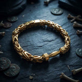 Barbell Dumbbell Byzantine Stainless Steel Bracelet