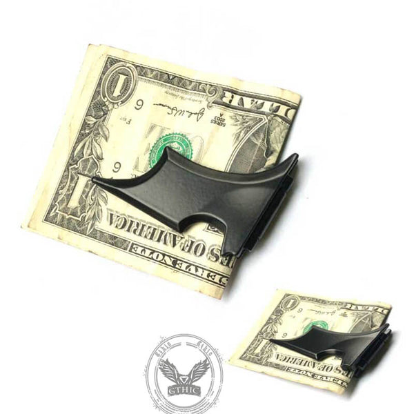 Bat Design Alloy Money Clip