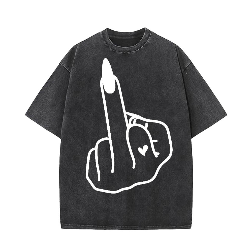 Beautiful Women’s Hand Fuck Gesture T-shirt Vest Top | Gthic.com