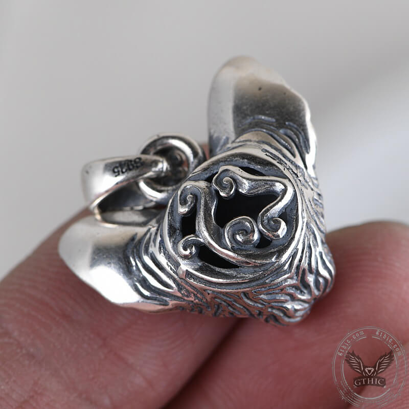 Beerus Cat Head Sterling Silver Pendant | Gthic.com