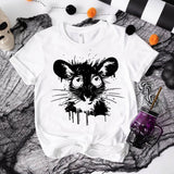 Big Eyes Cute Mouse Short Sleeve T-shirt | Gthic.com