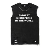 Biggest Micropenis In The World Short Sleeve T-shirt Vest | Gthic.com