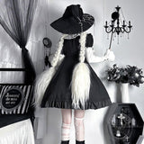 Black Spider Witch Lolita OP Dress