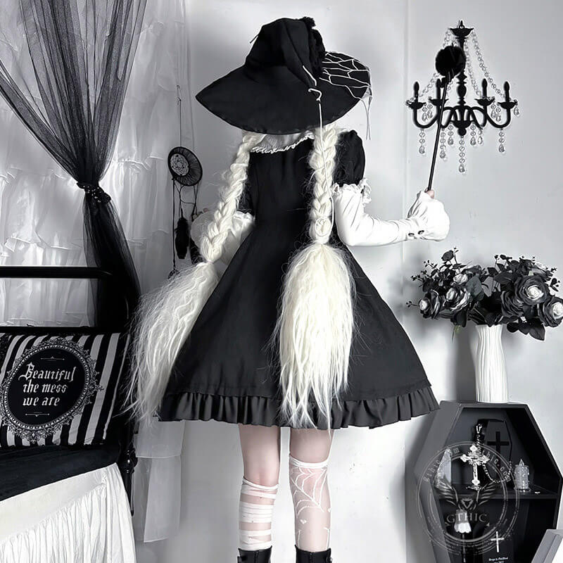 Vestido OP de Lolita Bruja Araña Negra