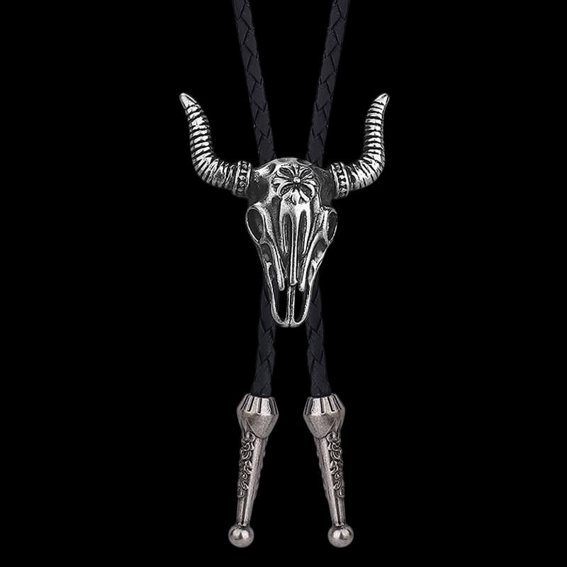 Bull Head Alloy Western Cowboy Bolo Tie | Gthic.com