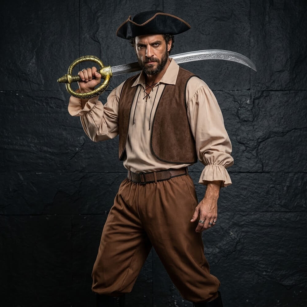 Captain Pirate Halloween Couples Cosplay Costume | Gthic.com