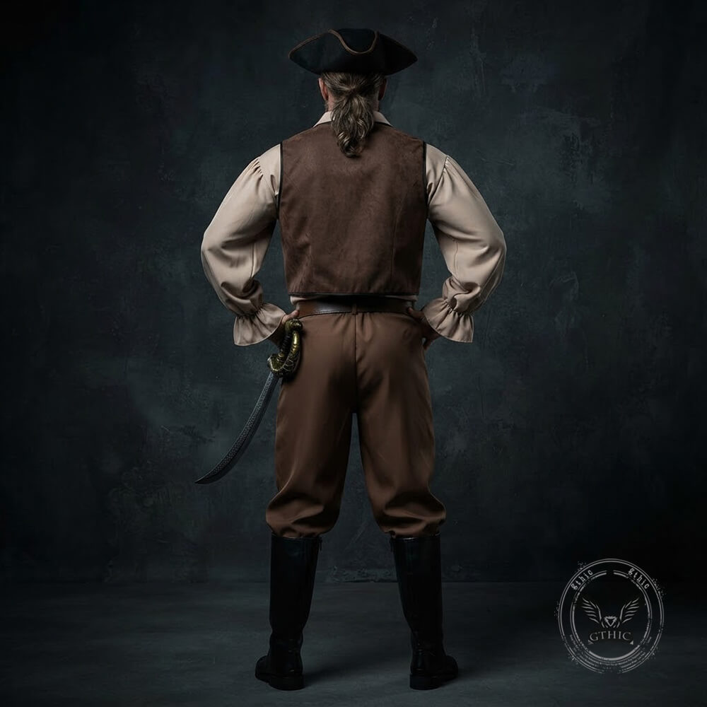 Captain Pirate Halloween Couples Cosplay Costume