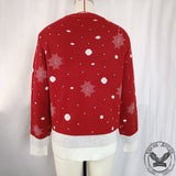 Cartoon Elk Acrylic Pullover Christmas Sweater