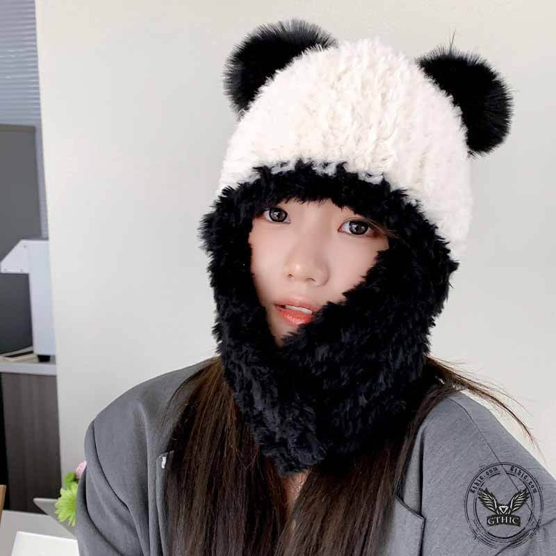 Cartoon Panda Trapper Hat – GTHIC