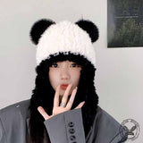 Cartoon Panda Trapper Hat