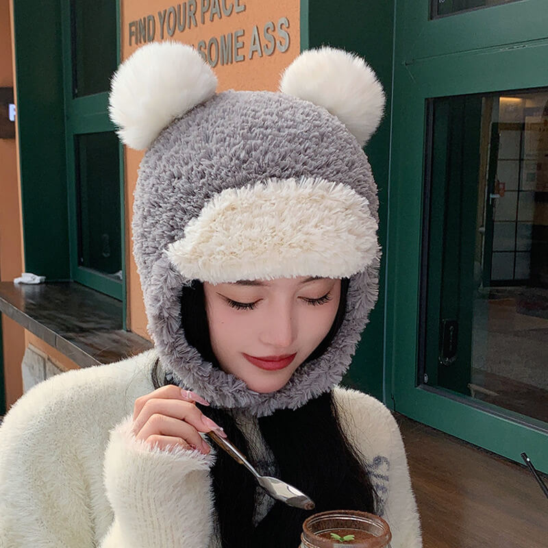 Cartoon Panda Trapper Hat