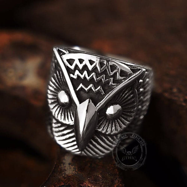 Sterling silver Owl Ring – LAONATO