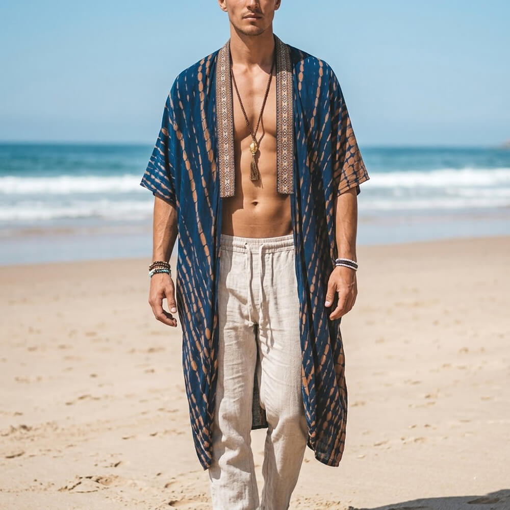 Casual Beach Vacation Cardigan Sun-Protection Robe | Gthic.com