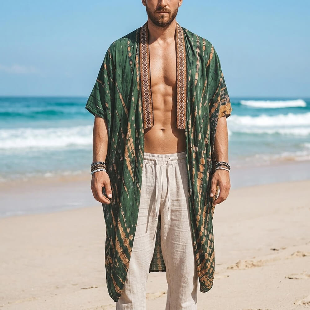 Casual Beach Vacation Cardigan Sun-Protection Robe | Gthic.com