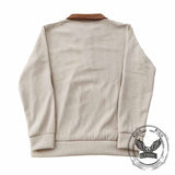 Casual Color-Blocked Half-Zip Lapel Sweatshirt