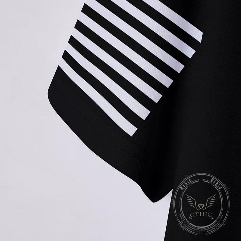 Casual Independence Day Flag Print Short Sleeve Polo Shirt | Gthic.com