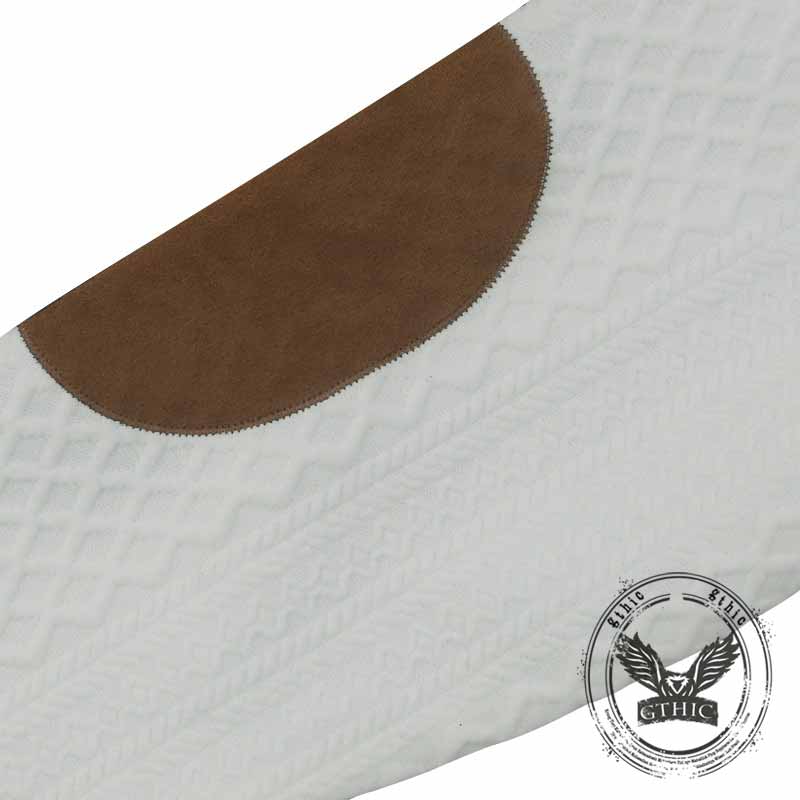 Casual Jacquard-Design Stand Collar Knit Sweatshirt