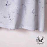 Casual Natural Feather Print Short Sleeve Polo Shirt