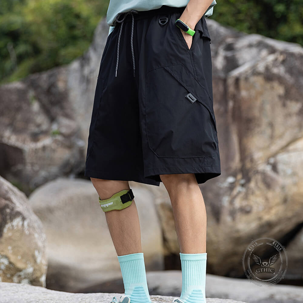 Casual Outdoor Multiple Pockets Sports Cargo Shorts | Gthic.com