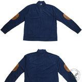 Casual Outdoor Stand Collar Corduroy Knit Sweatshirt