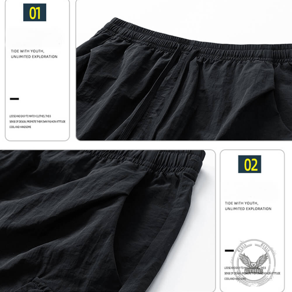 Casual Quick-Dry Multi-Pocket Sports Shorts