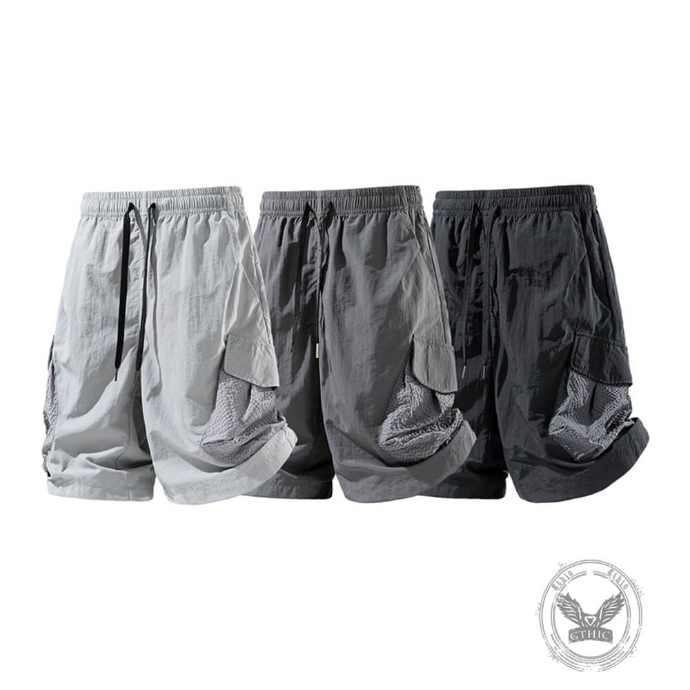 Casual Quick-Dry Multi-Pocket Sports Shorts | Gthic.com