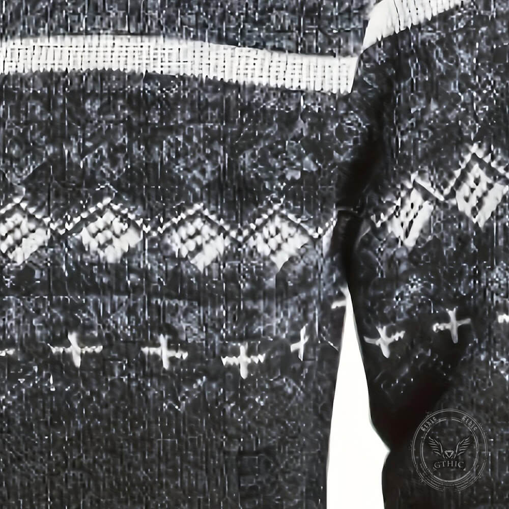 Casual Slim-Fit Turtleneck Knit Sweater Cardigan