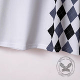 Casual Smoking Skull Print Short Sleeve Polo Shirt | Gthic.com