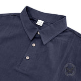 Casual Solid Color Loose Breathable Collared Polo Shirt