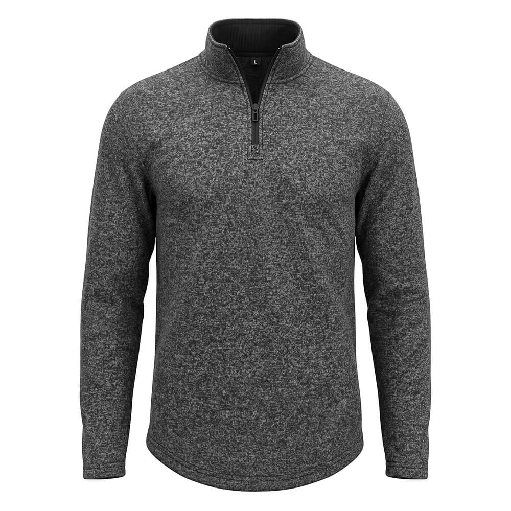 Casual Stand-Collar Stretch Knit Pullover Top