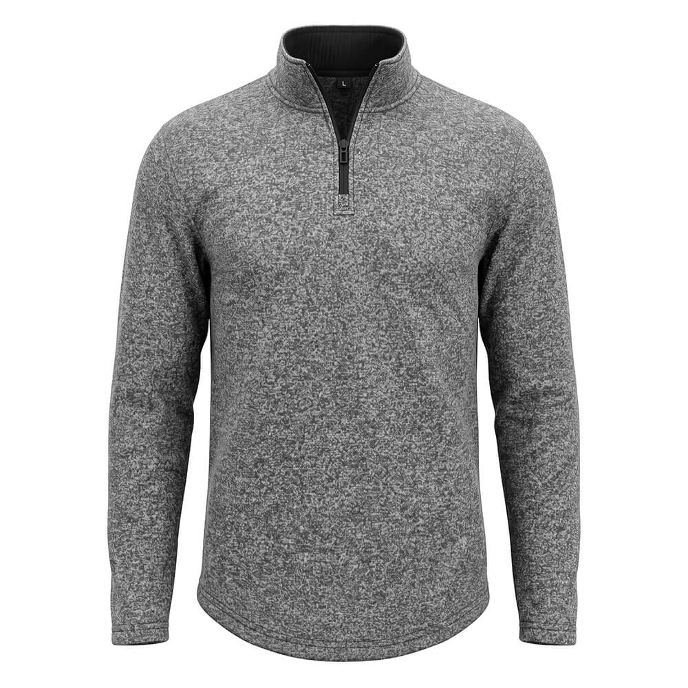 Casual Stand-Collar Stretch Knit Pullover Top