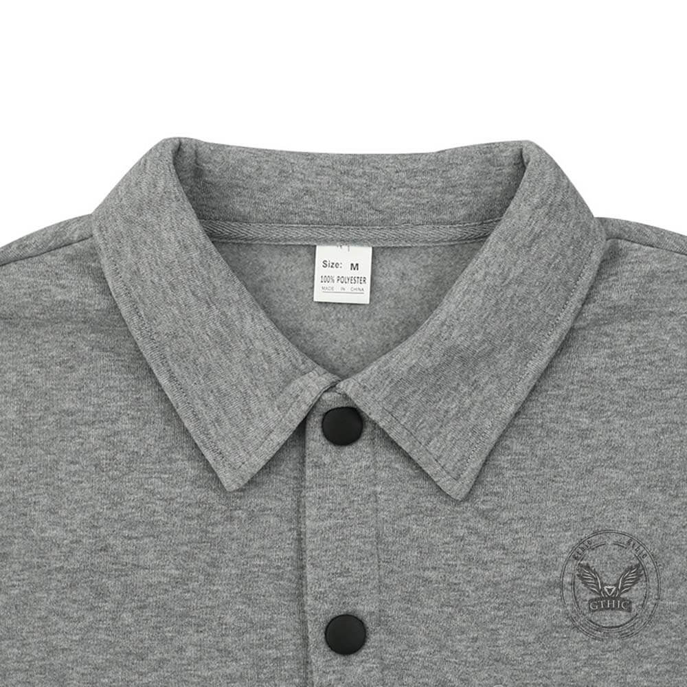 Casual Stylish Slim-Fit Collared Button Jacket Top