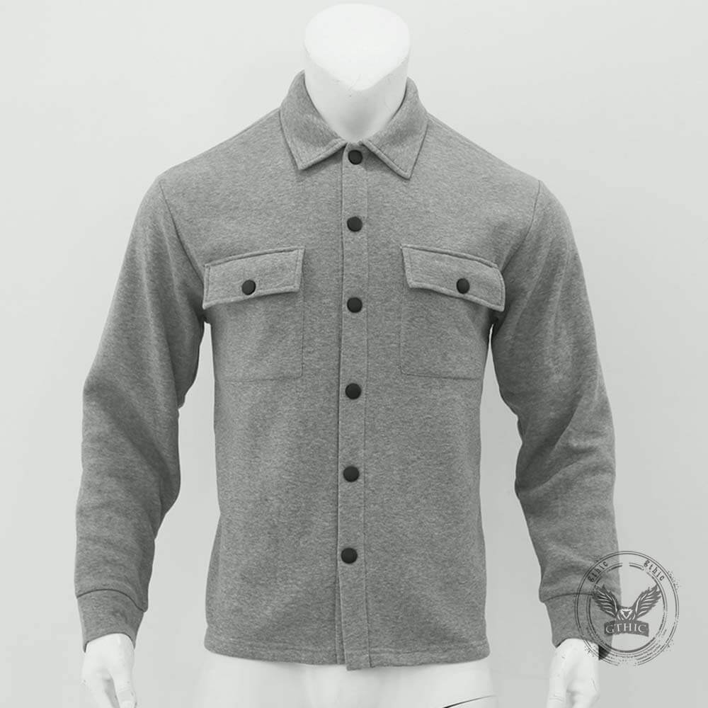 Casual Stylish Slim-Fit Collared Button Jacket Top
