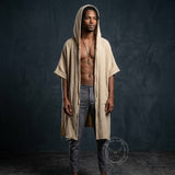 Casual Sun-Protection Cardigan Beach Loose Hooded Robe