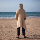 Casual Sun-Protection Cardigan Beach Loose Hooded Robe