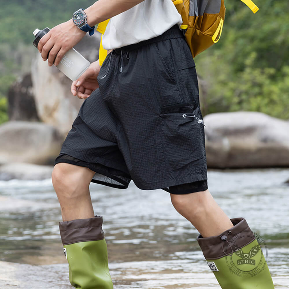 Casual Waterproof Loose-Fit Outdoor Sports Shorts