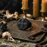 Celtic Cross Eternity Knot Stainless Steel Viking Ring