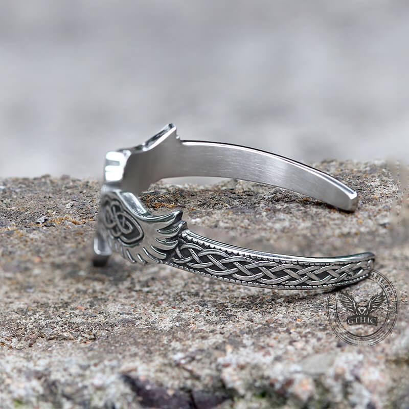 Viking Celtic Irish Knot Trinity Healthcare Magnetic Cuff Bracelet