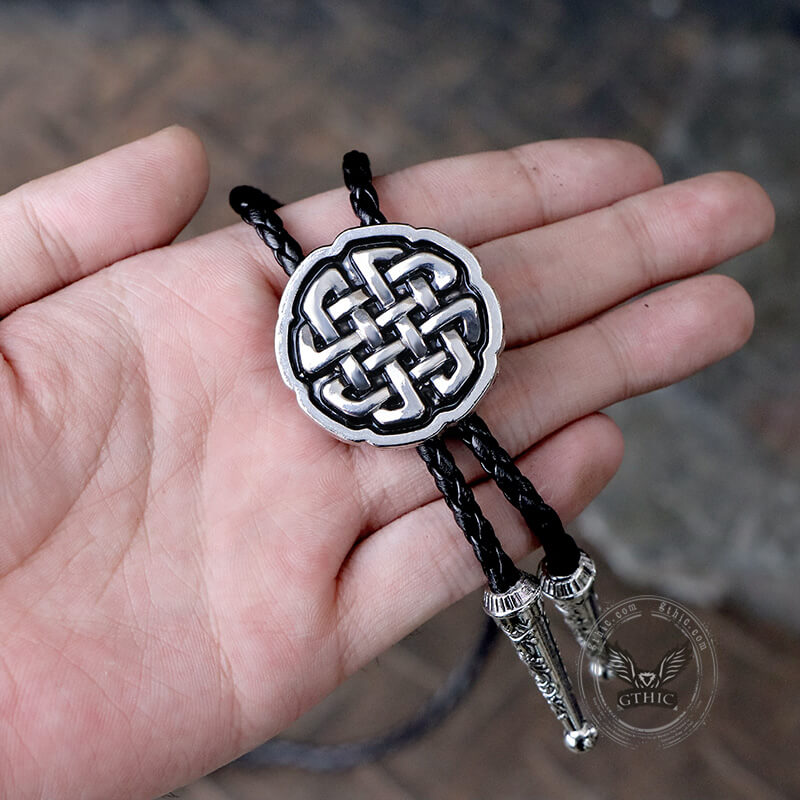 Celtic Knot Alloy Viking Bolo Tie