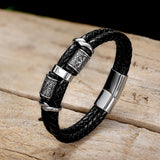 Celtic Knot and Viking Compass Stainless Steel Bracelet