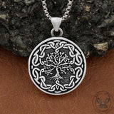 Celtic Knot Tree of Life Stainless Steel Pendant | Gthic.com
