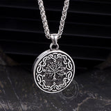 Celtic Knot Tree of Life Stainless Steel Pendant