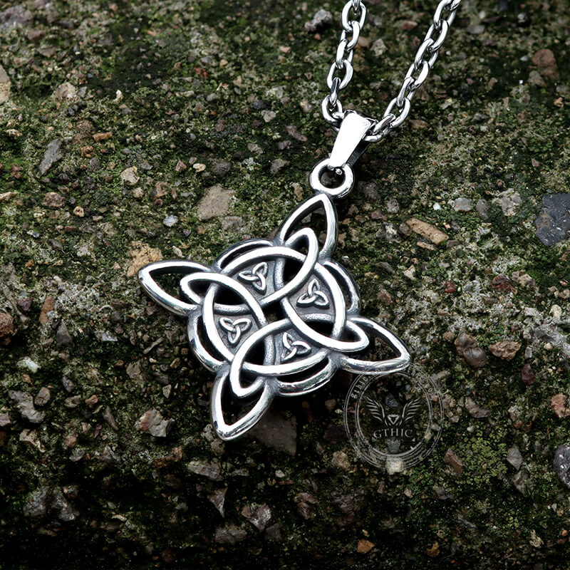 Celtic Triquetra Stainless Steel Pendant | Gthic.com