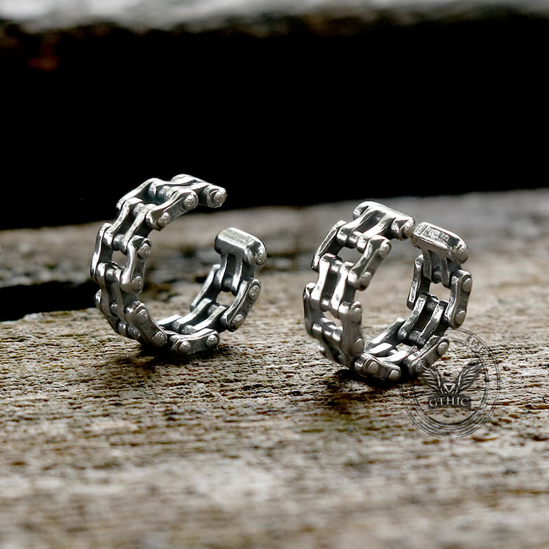 Chain Design Stainless Steel Ear Cuffs | Gthic.com