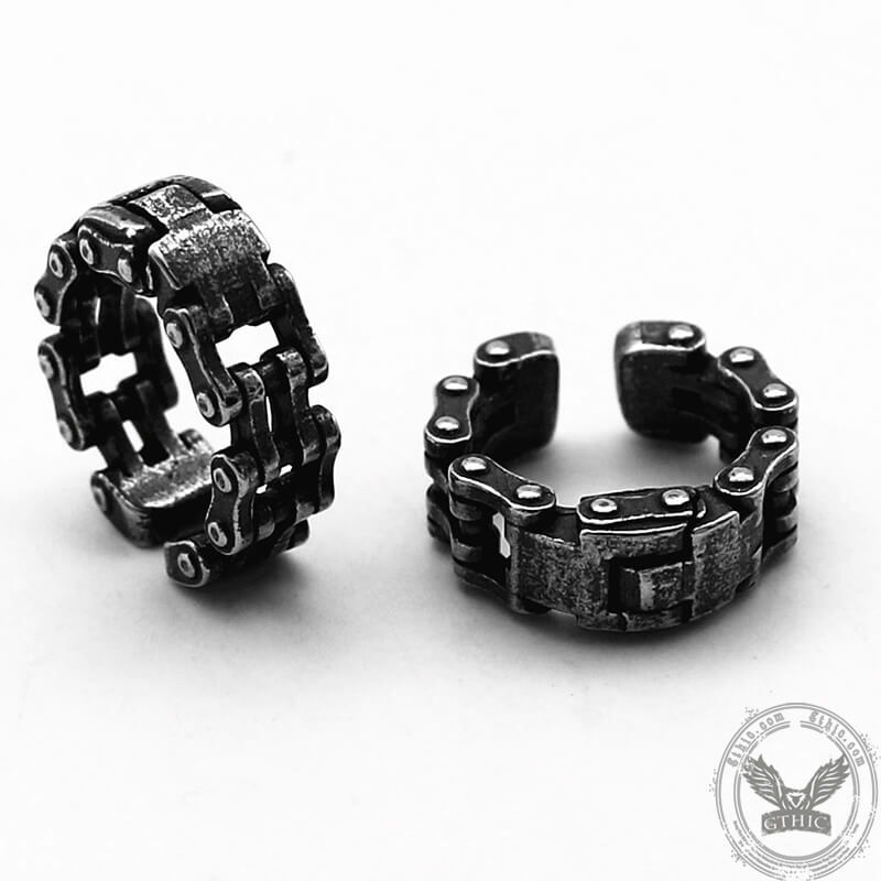 Chain Design Stainless Steel Ear Cuffs | Gthic.com