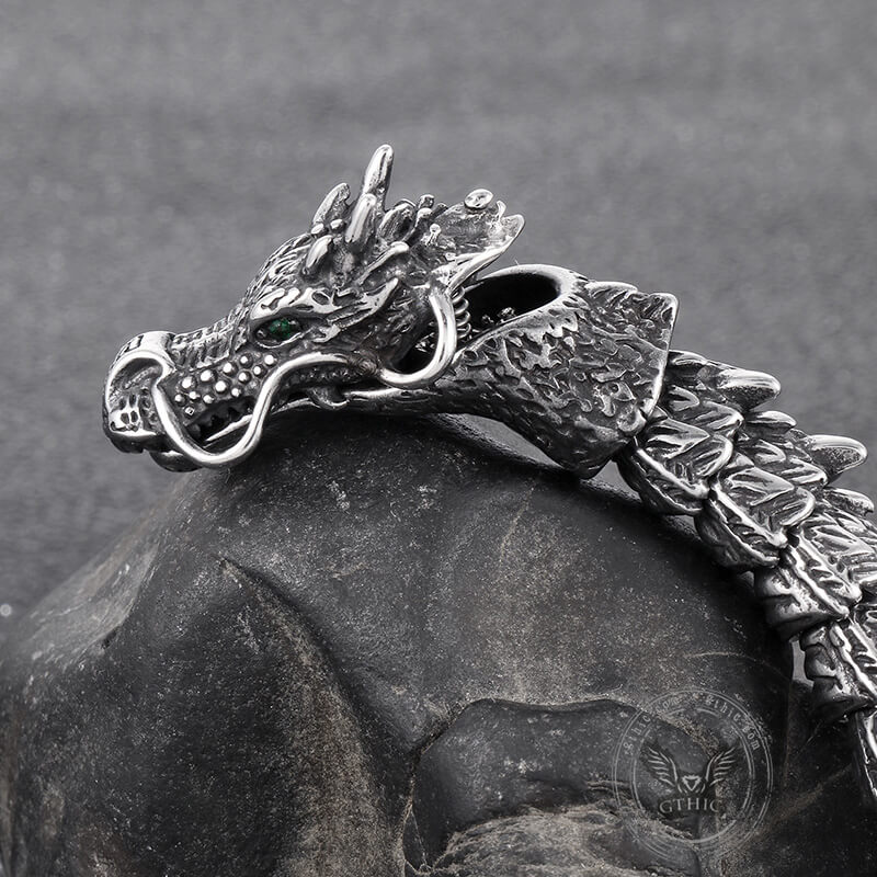 Chinese Dragon Stainless Steel Animal Bracelet – GTHIC