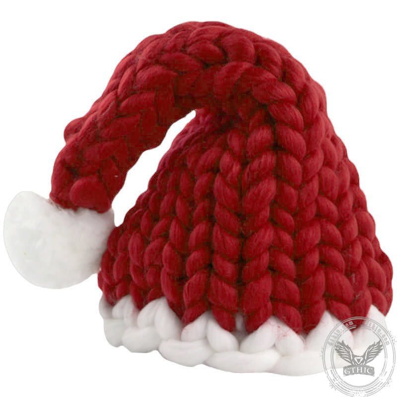 Christmas Red Knitted Santa Hat | Gthic.com