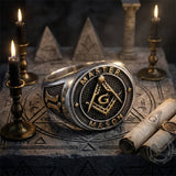 Classic Masonic AG Stainless Steel Religious Ring