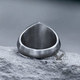 Classic Octagon Stainless Steel Ring